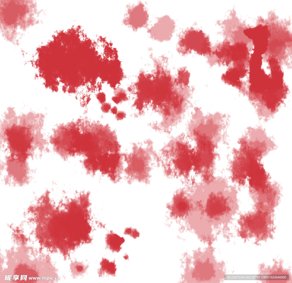 血迹墨迹素材