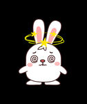 呆狸人物角色长长兔 卡通兔子