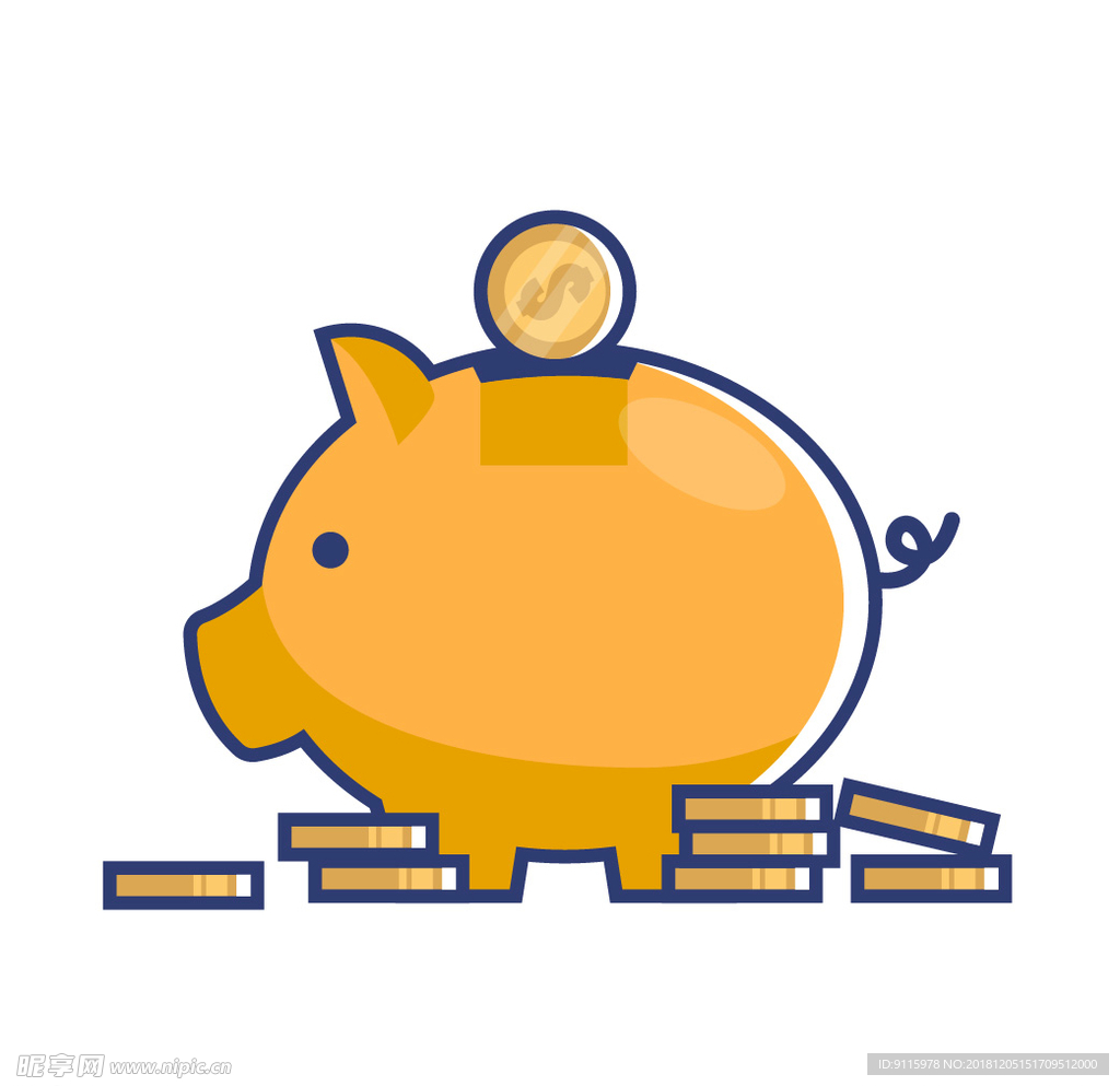 存钱罐 小猪 金币
