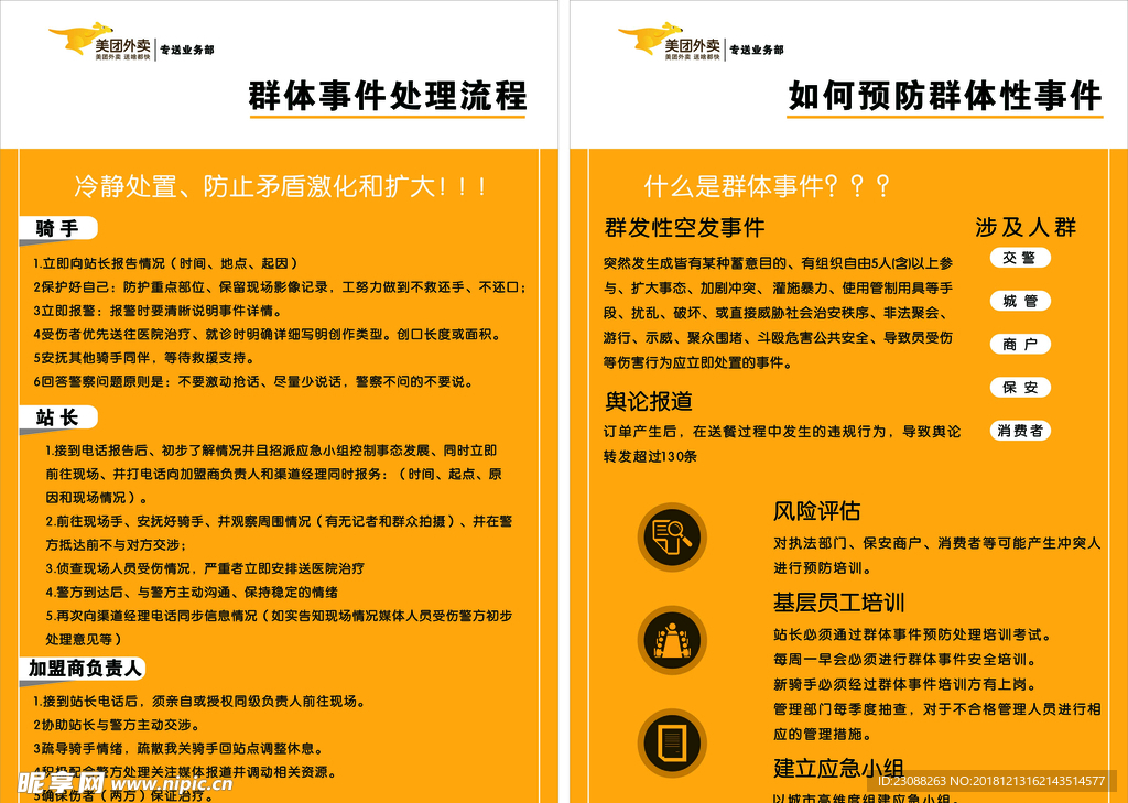 美团群体事件处理流程