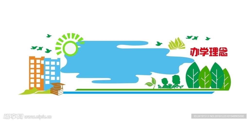 学校宣传栏展板