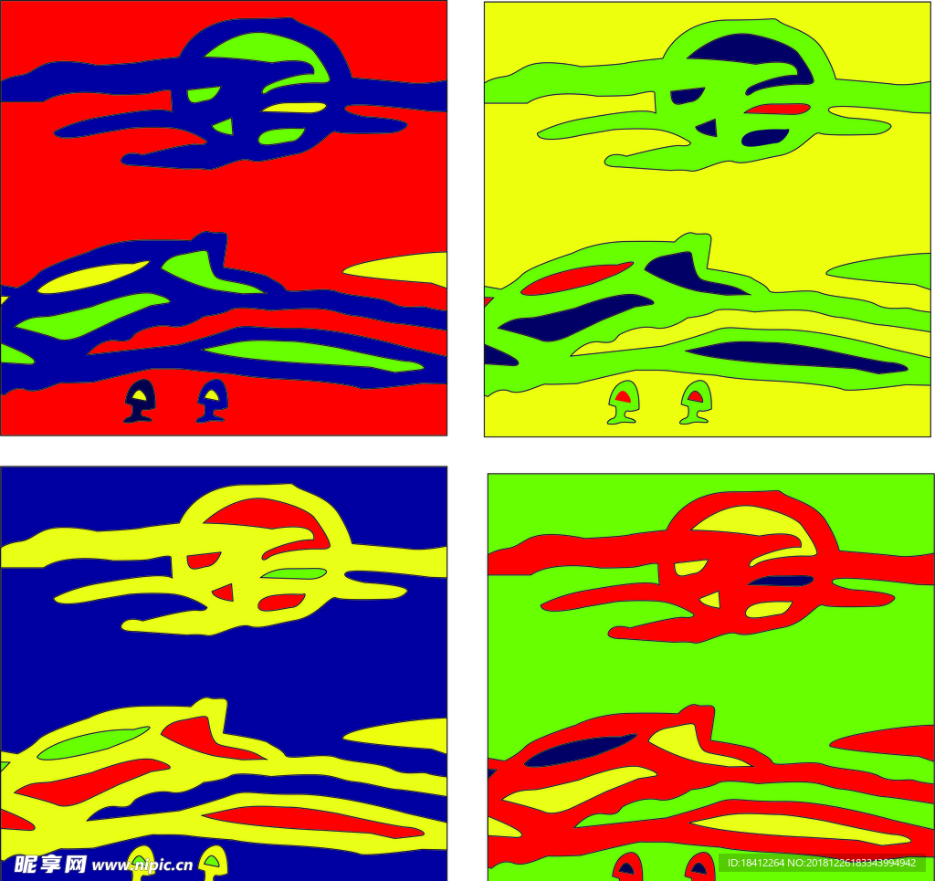 色彩对比 变化 颜色 搭配