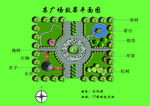 平面 效果 绿化 广场 绿地