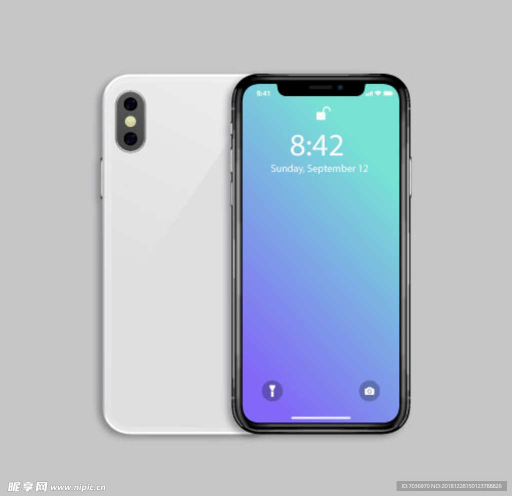 苹果手机iPhoneX模板