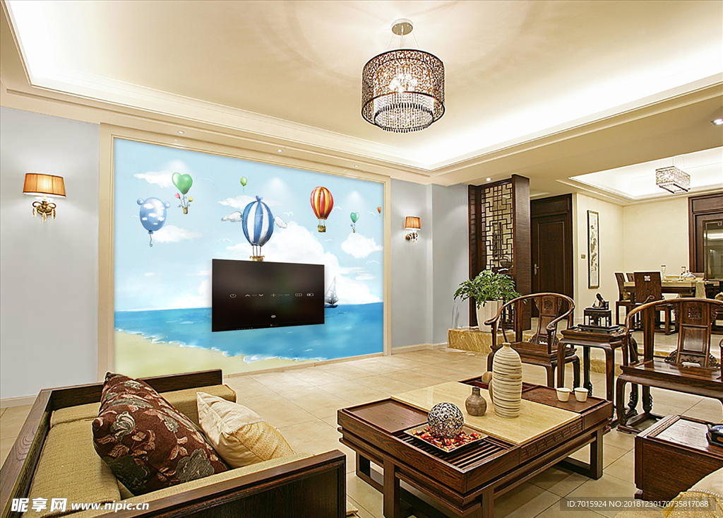 动物背景墙 手绘卡通 卡通背景