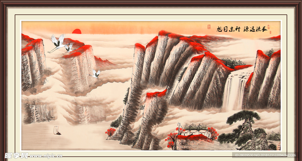 旭日东升鸿运当头