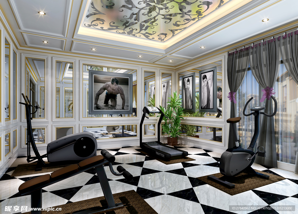 欧式效果图3D模型