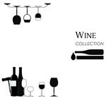 酒杯酒架红酒啤酒酒吧个性墙贴