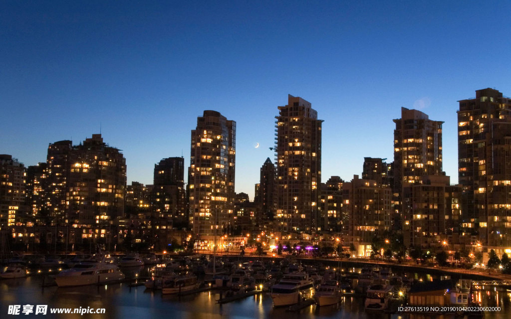 美丽的城市夜景图片