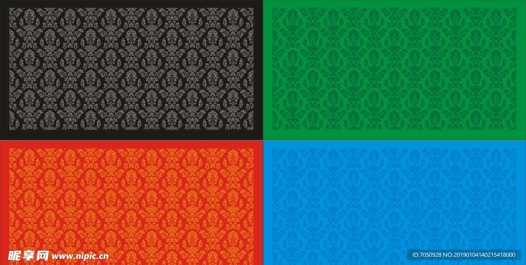 底色花纹可编辑填充CDR文件