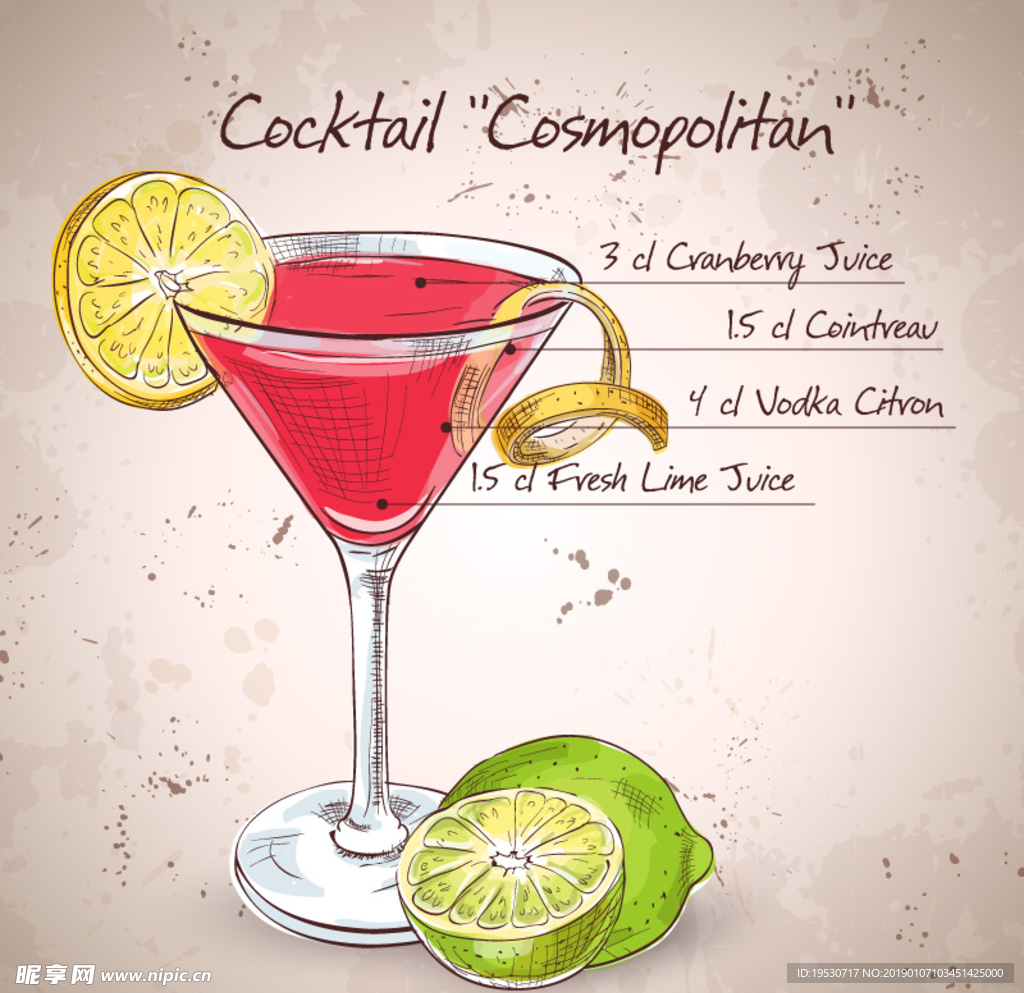 鸡尾酒海报