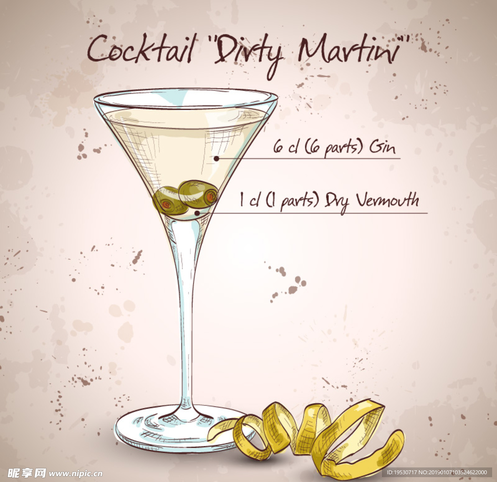 鸡尾酒海报