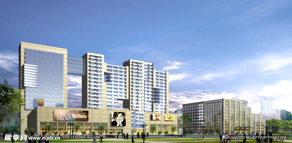 商业效果图ps合成素材