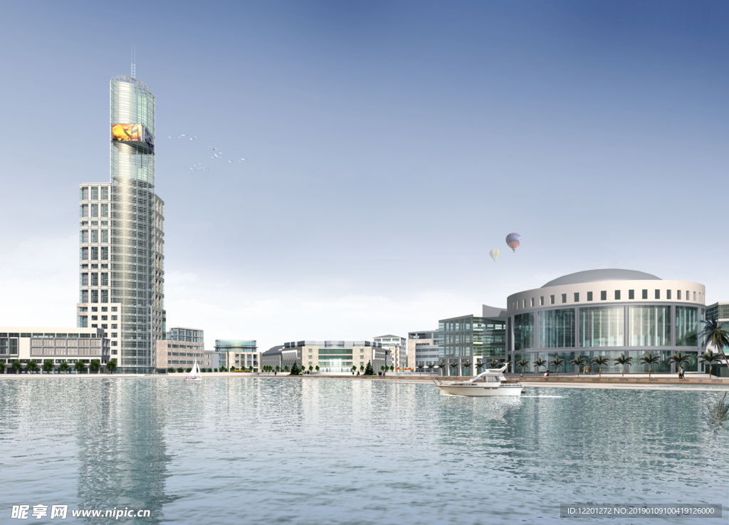 建筑效果图ps素材