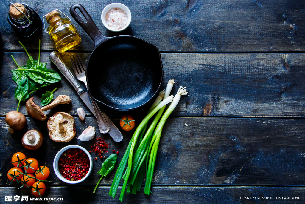 餐饮美食食材调料摄影海报背景