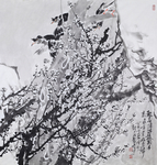 黄晓明 写意花鸟