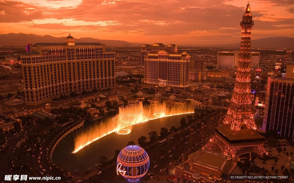 唯美黄昏夕阳美景