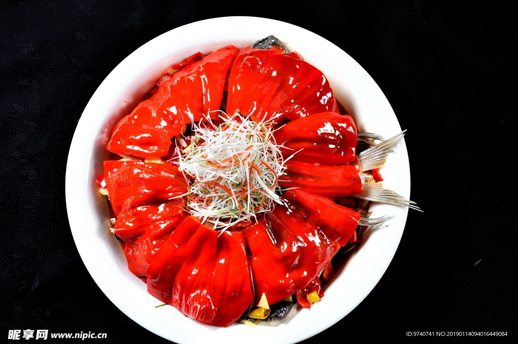 红椒蒸鱼