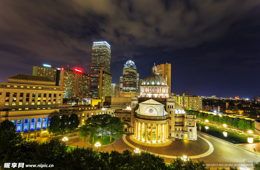 城市  夜景   灯光