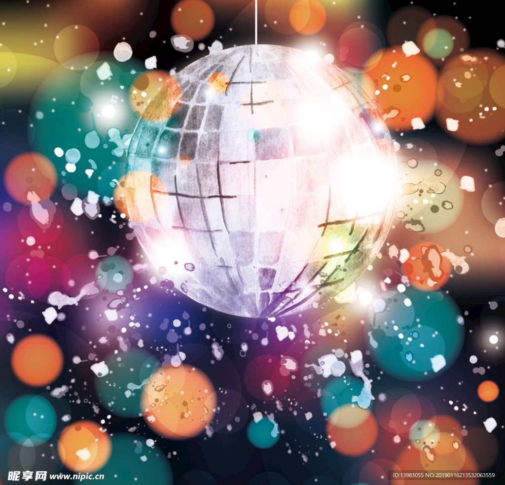 创意迪斯科灯球