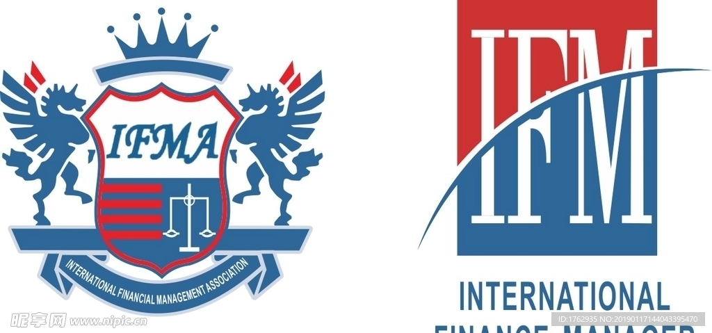 国际财务管理师LOGO矢量