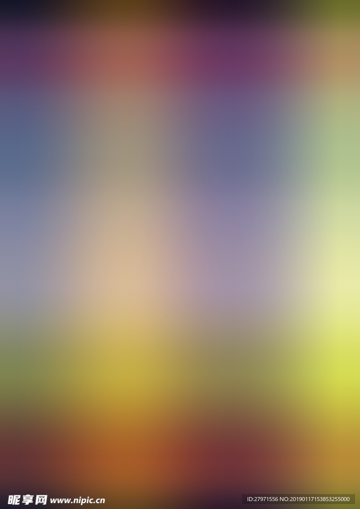 五彩斑斓波纹 抽象 红 黄 蓝