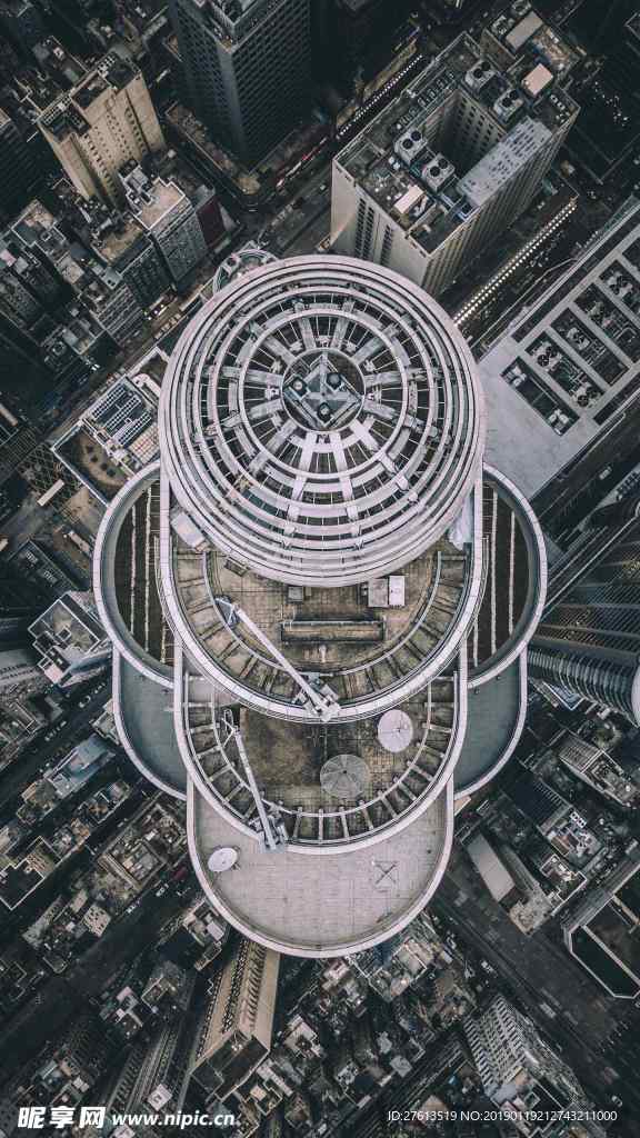 眼花缭乱的城市建筑图