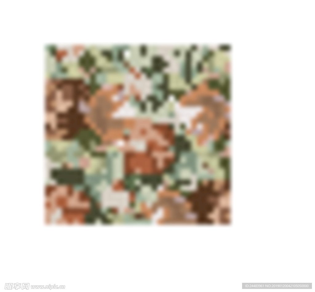 复古风格花卉图案