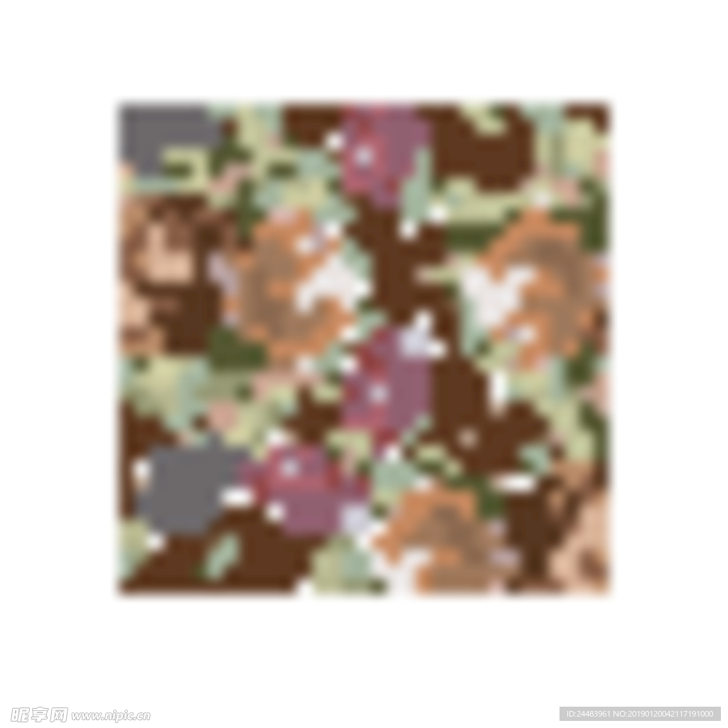 复古风格花卉图案