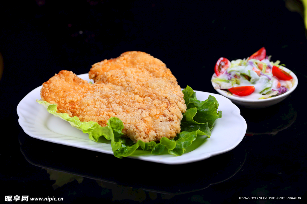 香酥鸡排 特色小吃  油炸