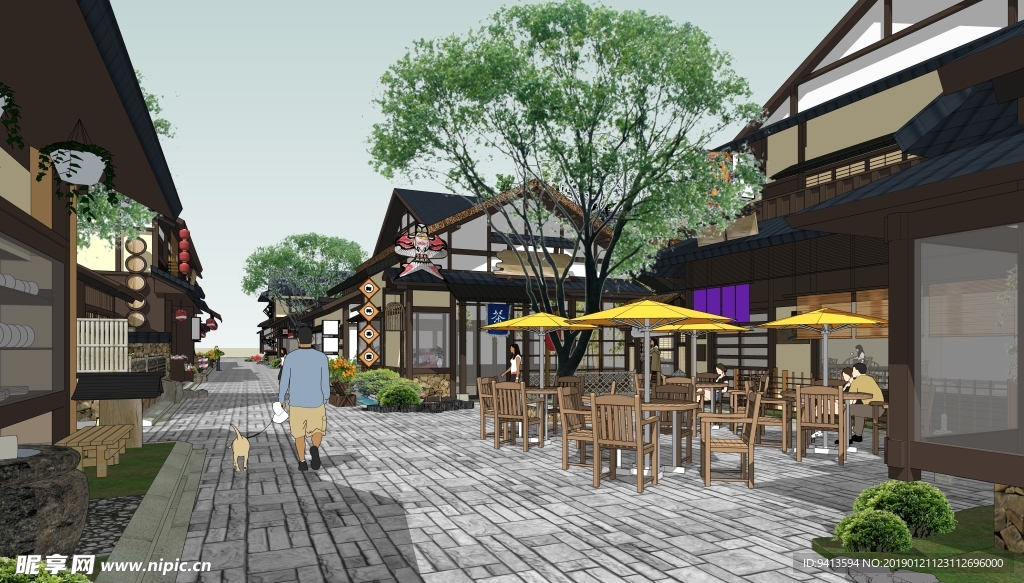 日式风情商业街