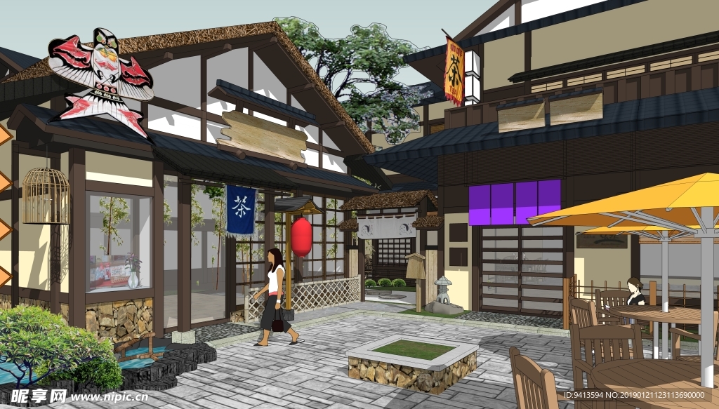 日式风情商业街