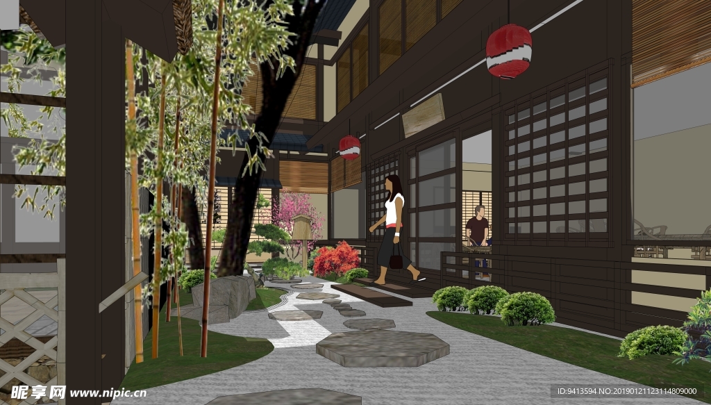 日式风情商业街