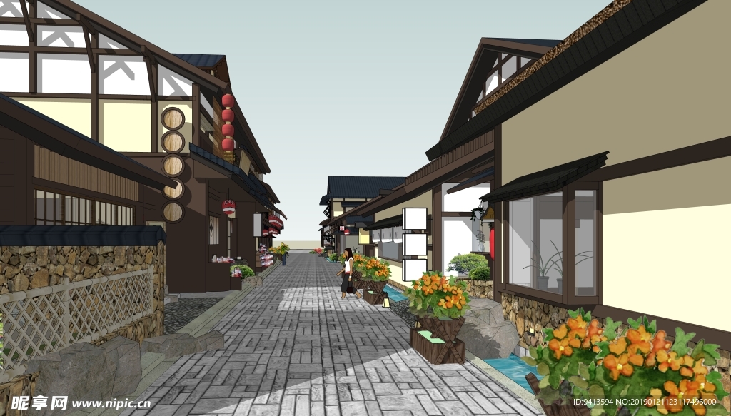 日式风情商业街