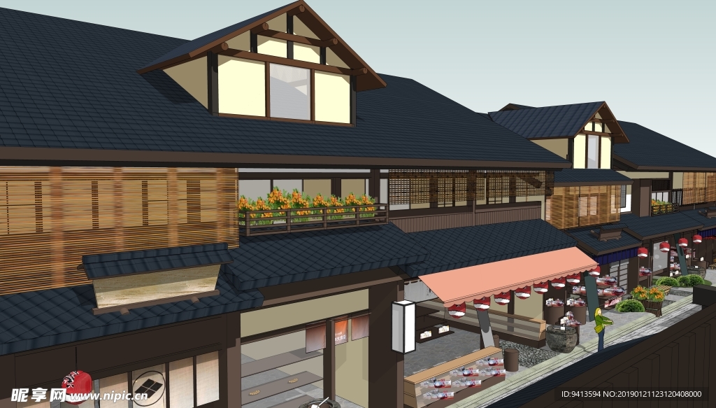 日式风情商业街