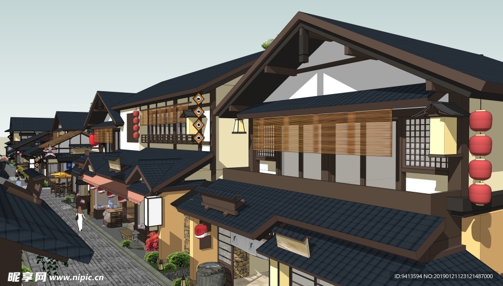 日式风情商业街