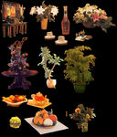 花坛 模型 效果图 室外景观