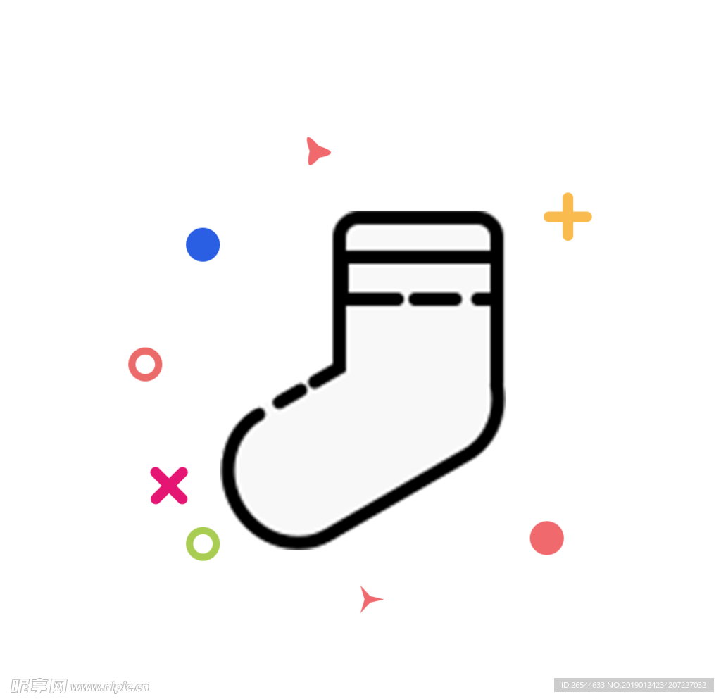 袜子 装饰 圣诞袜 装饰品