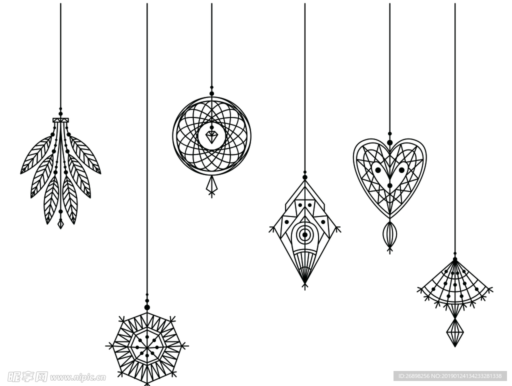 捕梦网波西米亚风格挂饰