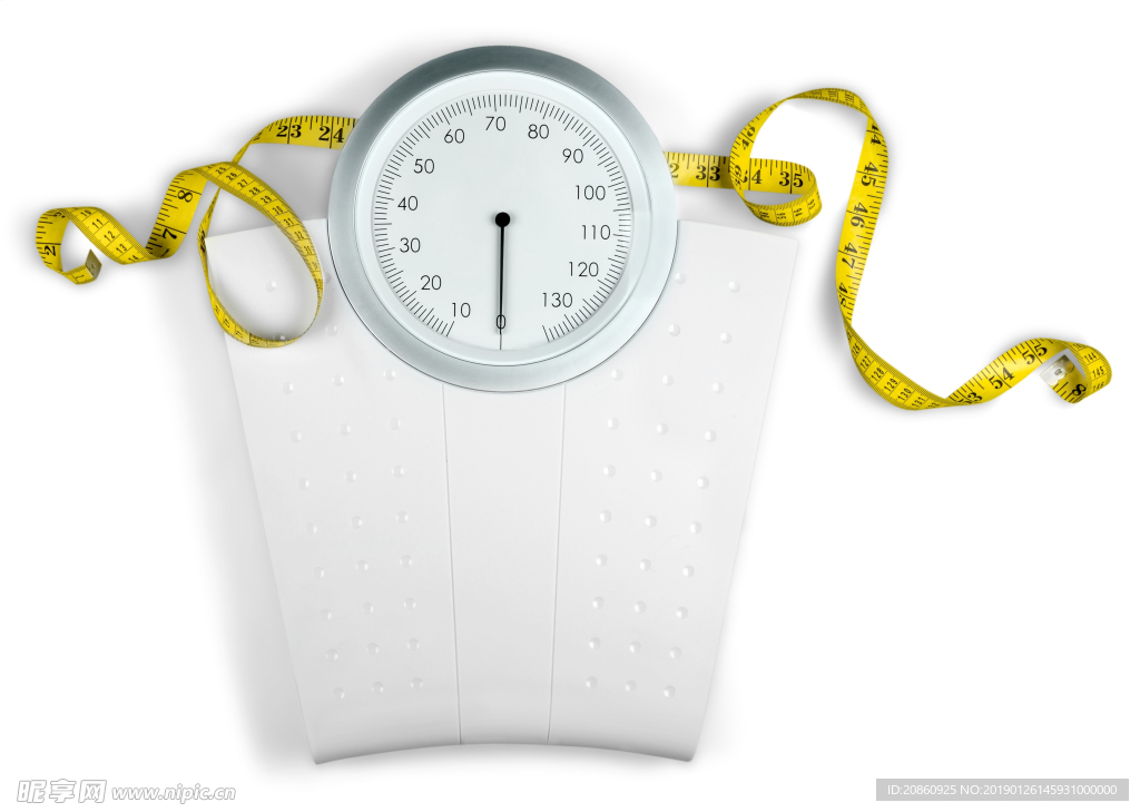 软尺与体重秤图片