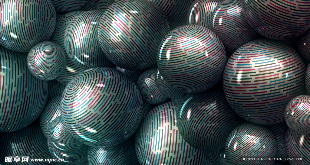 几何立体三维抽象创意背景