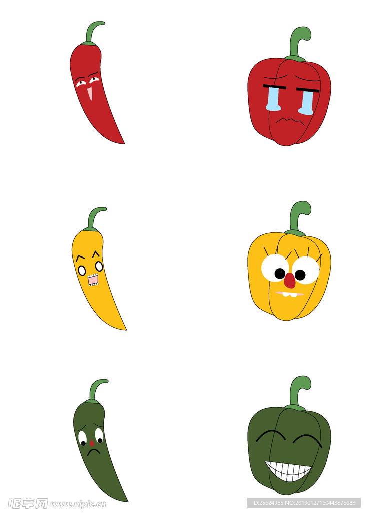 卡通辣椒