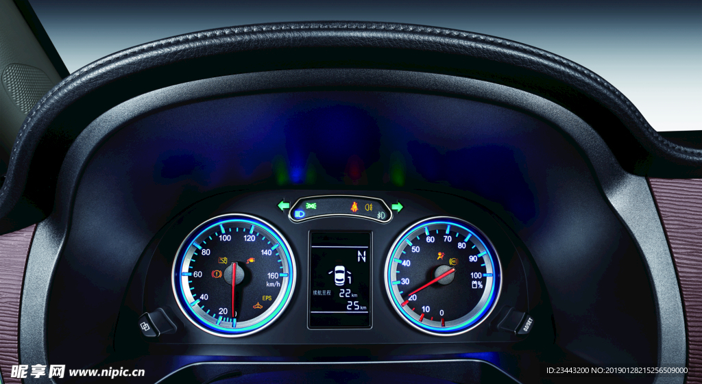 菱智M5EV 仪表盘