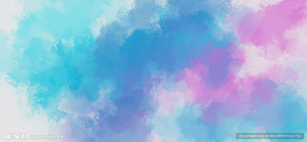 小清新水彩背景图片素材