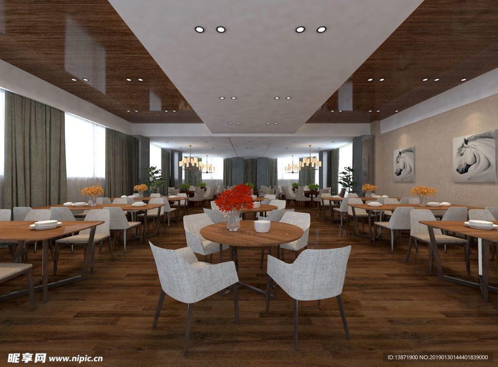 高端咖啡厅效果图