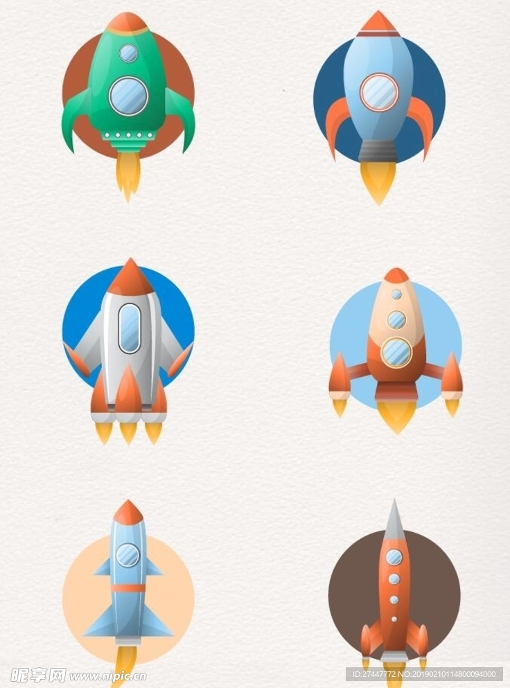火箭卡通