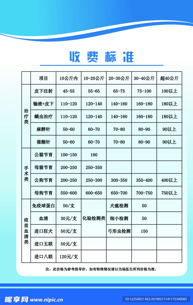 蓝底色制度展板