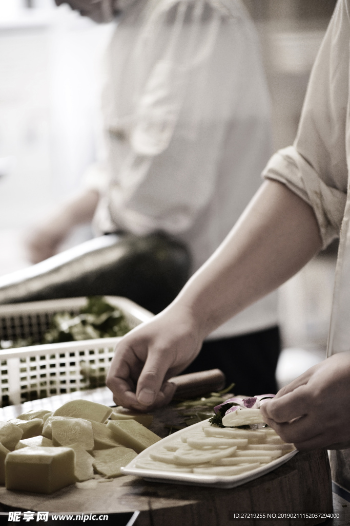 美食 素材  厨房 切菜