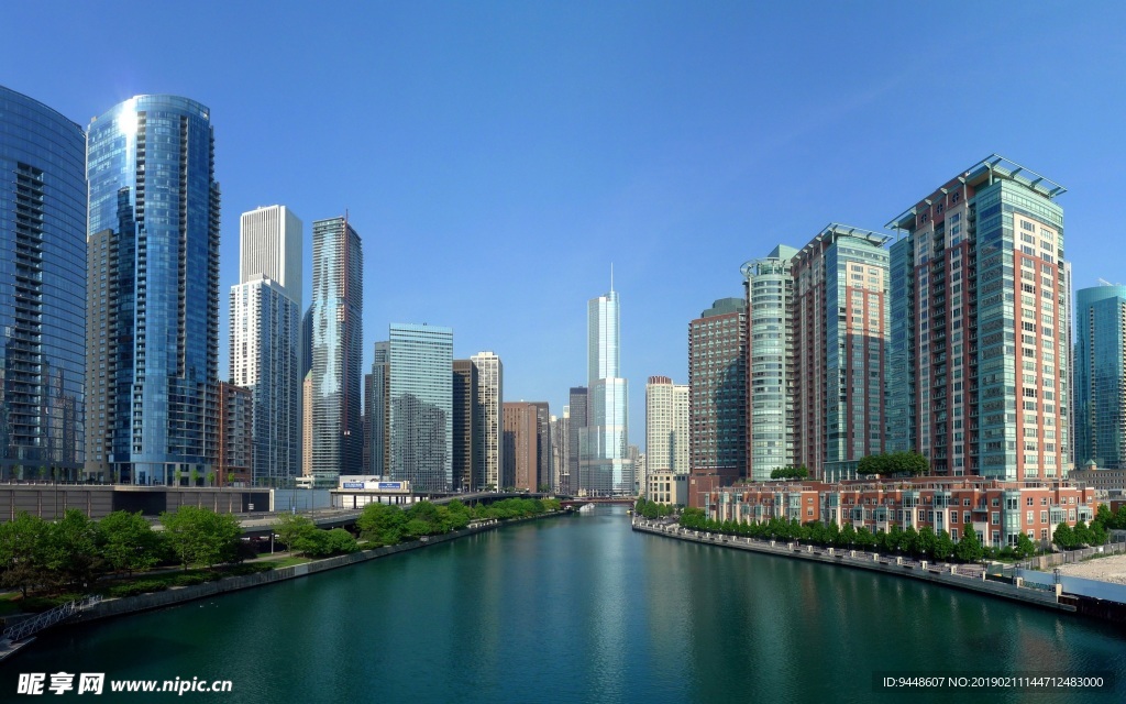 芝加哥高楼建筑图片