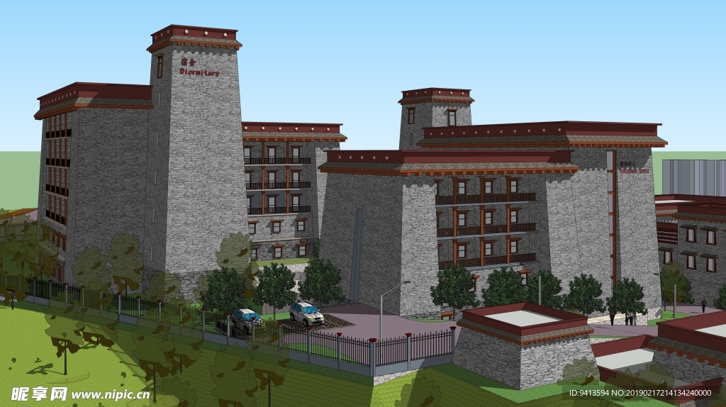 藏式风格度假中心